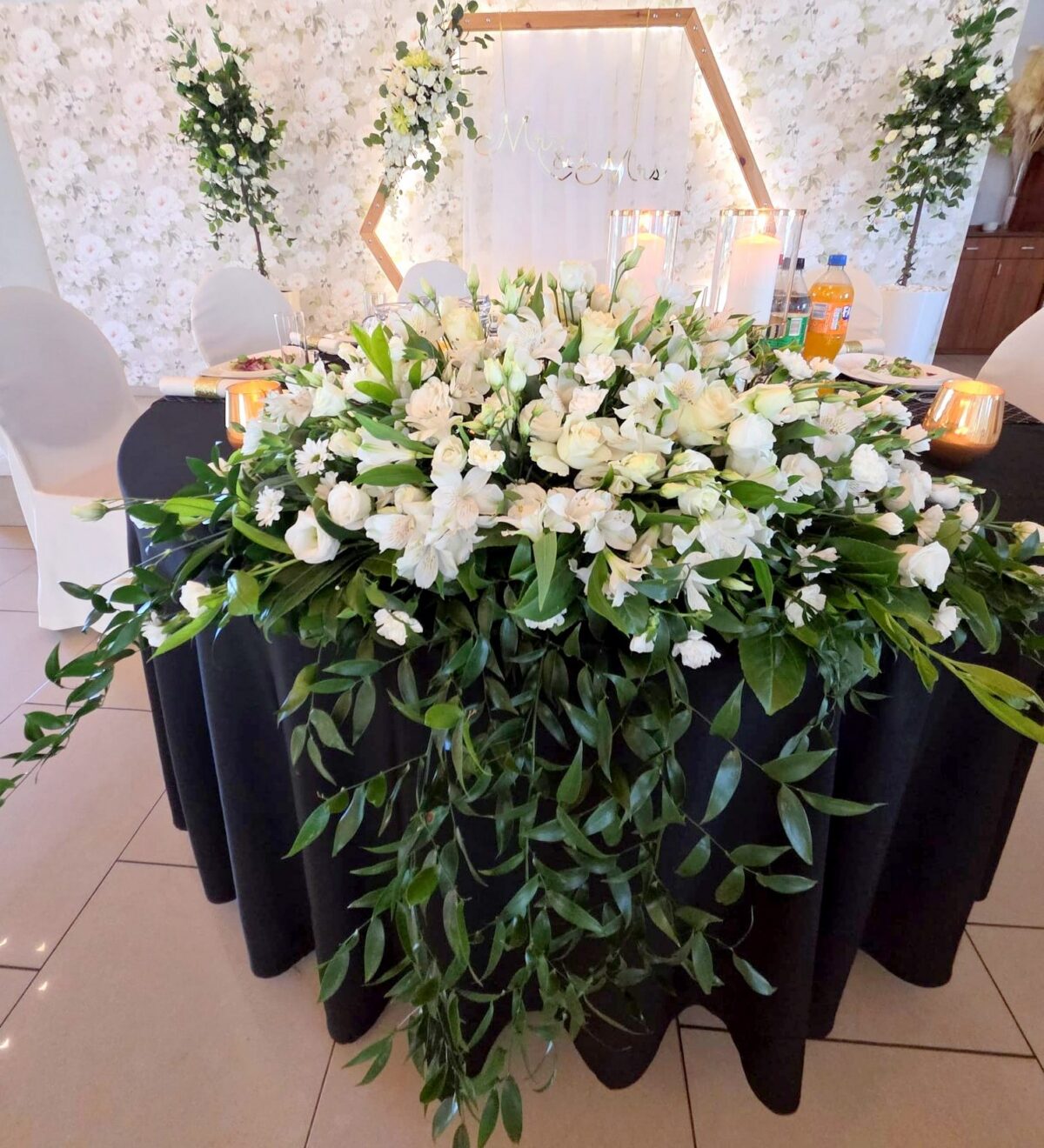 Florystyka Sali OPAL, kompozycja stol